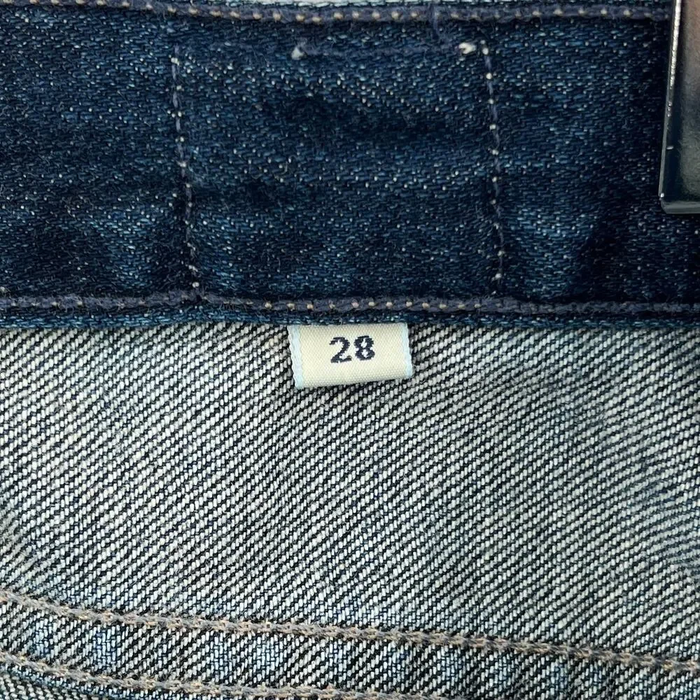 CITIZENS OF HUMANITY Corey Short Womens 28 Slouchy Fit Denim Cut Off Dark Wash